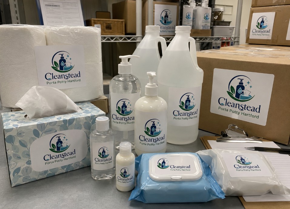 Toiletries and hygiene products from Cleanstead Porta Potty Hartford